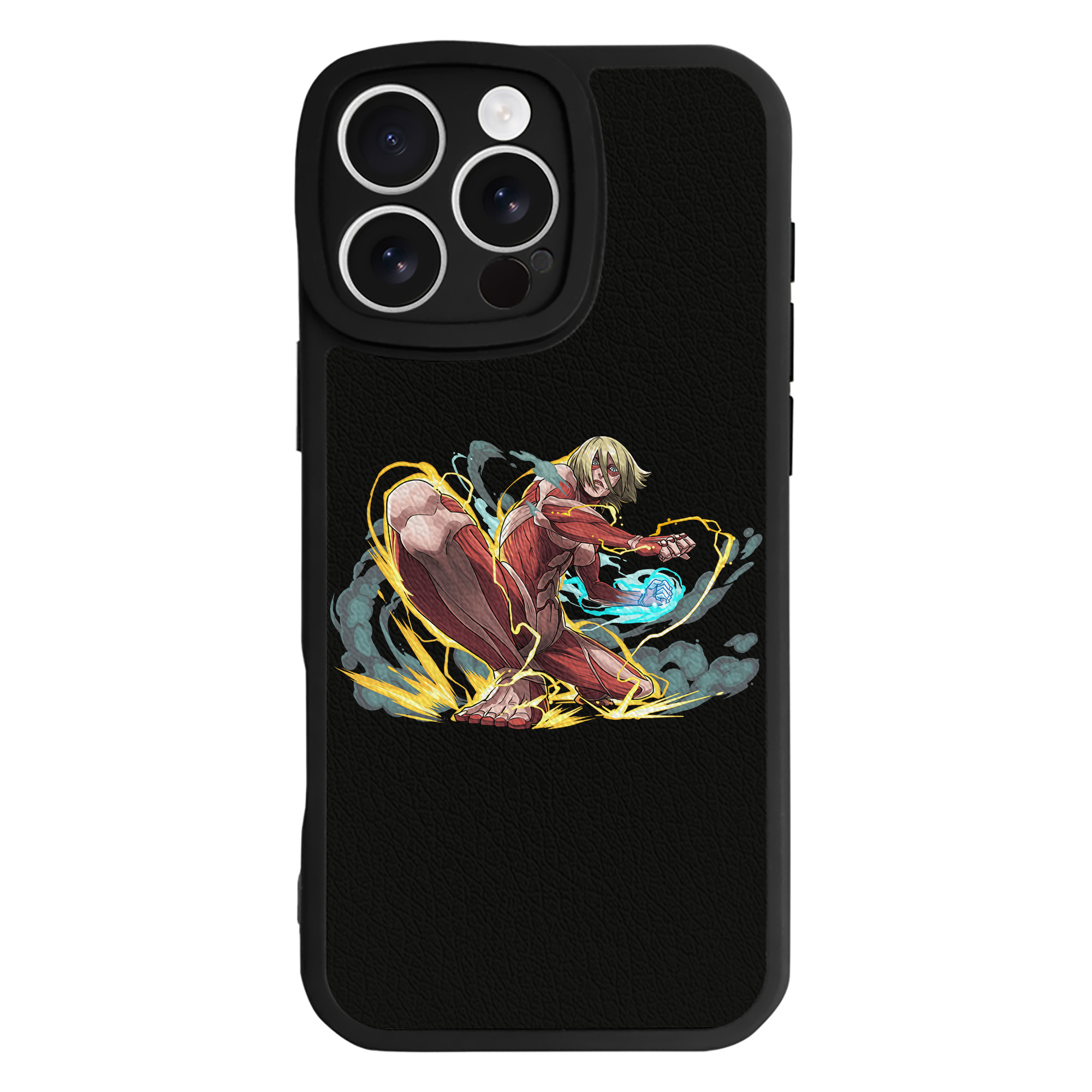 （画像用） 進撃の巨人 Attack on Titan 【iPhone 16シリーズ対応】シリコンスマホケース（レザー調） 材質：シリコン